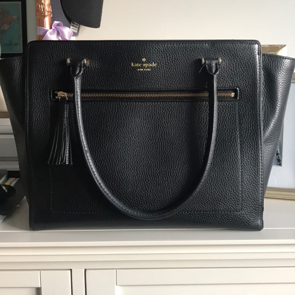 Kate Spade Black Large Purse